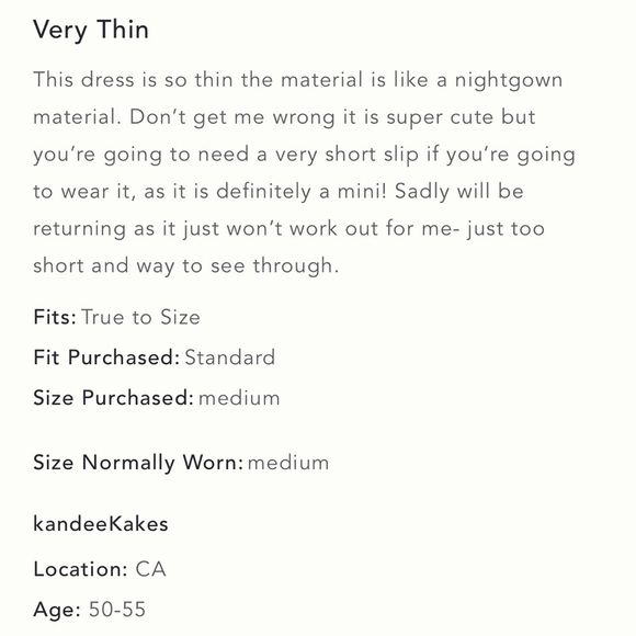 Anthropologie Dainty Mini Dress (Looks like a Night Gown) Adj Straps Open Back - Picture 13 of 16